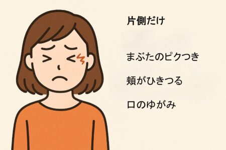 顔面痙攣　症状