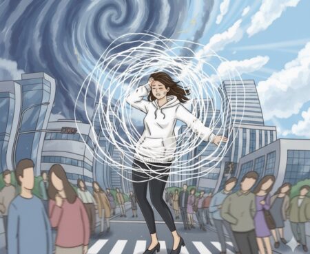 めまい　気圧変化