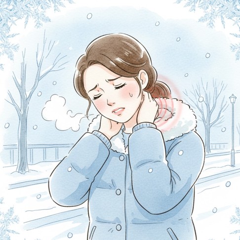 【画像】寒さ 頭痛 後頭部