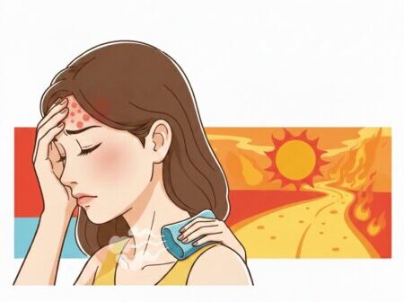 暑さ　頭痛