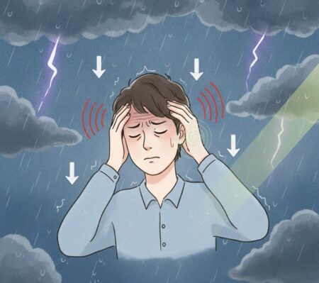 低気圧　頭痛