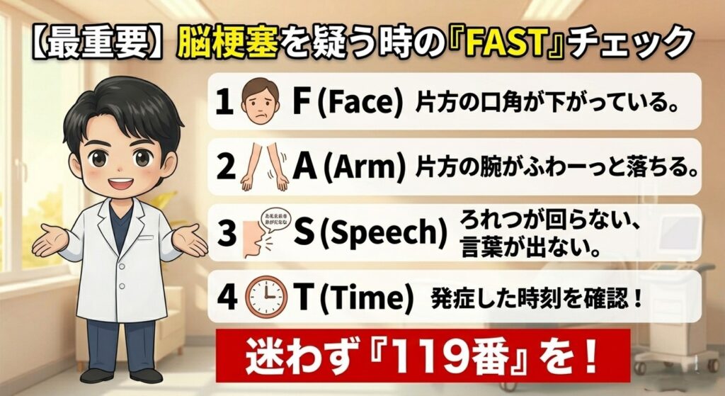 脳梗塞 FASTチェック